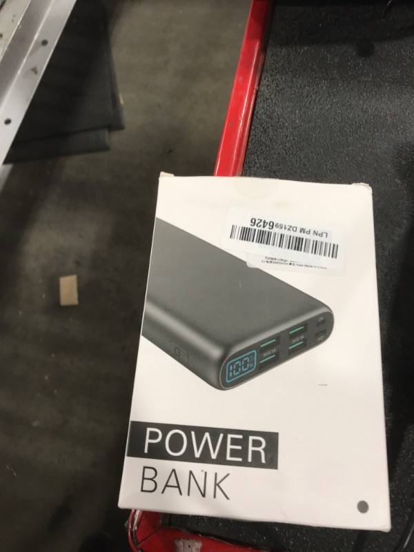 Photo 1 of Portable Charger 38800mAh,LCD Display Power Bank,5 USB Outputs Battery Pack Backup, USB-C in&out Dual Input Phone Charging Compatible with iPhone 16/15/14/13 Pro/12,Android Samsung Galaxy Pixel Nexus