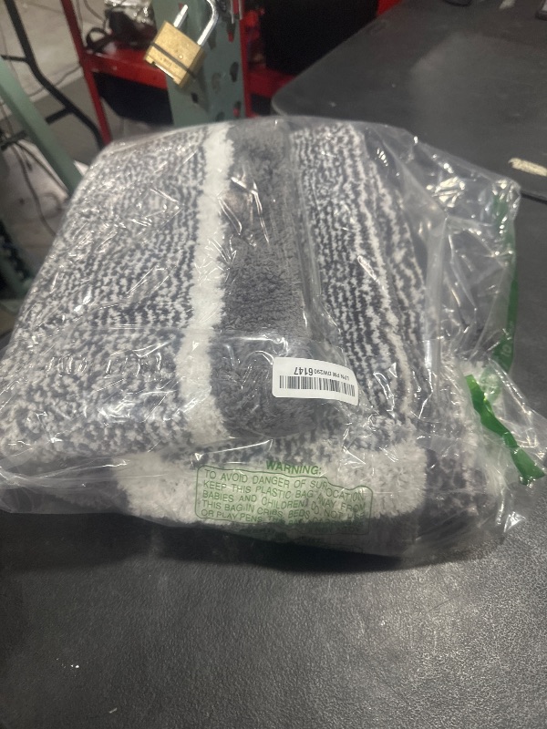 Photo 1 of OLANLY Bathroom Rugs Sets 3 Piece, Soft Absorbent Microfiber Bath Mats and U-Shaped Contour Toilet Rug, Home Decor Accessories, Non-Slip, Bath Mat Set for Bathroom (47"x20"+24"x16"+24"x20", Dark Grey)