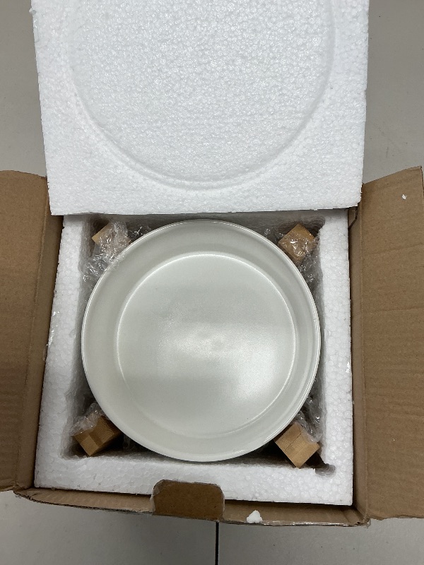 Photo 1 of Ceramic Elevated Raised Cat Bowl with Wood Stand No Spill Pet Food Water Feeder Cats Small Dogs