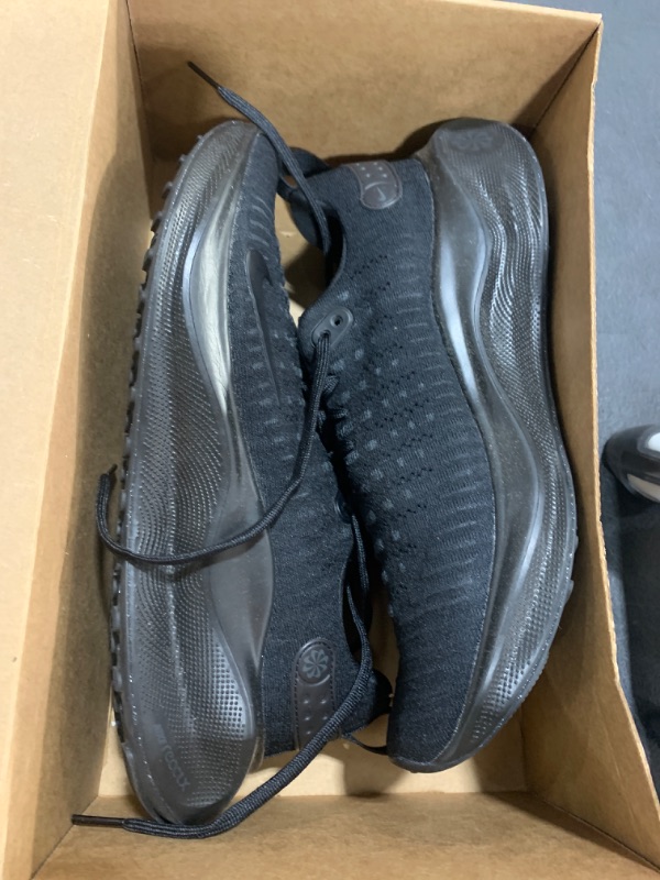 Photo 1 of Nike InfinityRN 4 Men's Road Running Shoes (DR2665-004, Black/Anthracite/Black) Size 9.5
