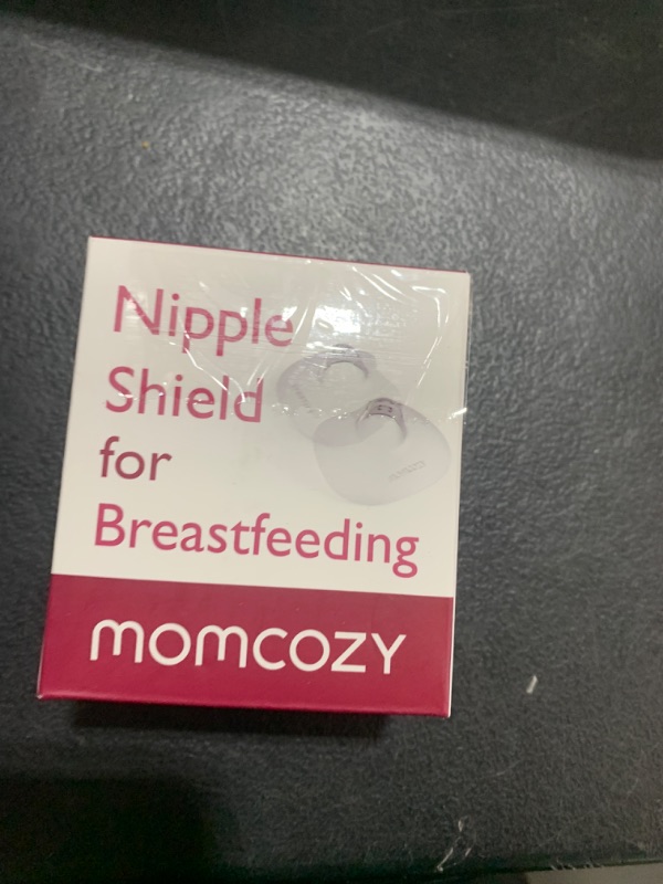 Photo 1 of Momcozy Contact Nipple Shields, 100% Food-Grade Silicone for Breastfeeding Difficulties, Ultra-Thin & Super-Soft, Made Without BPA/BPS, Include Carry Case (24mm)