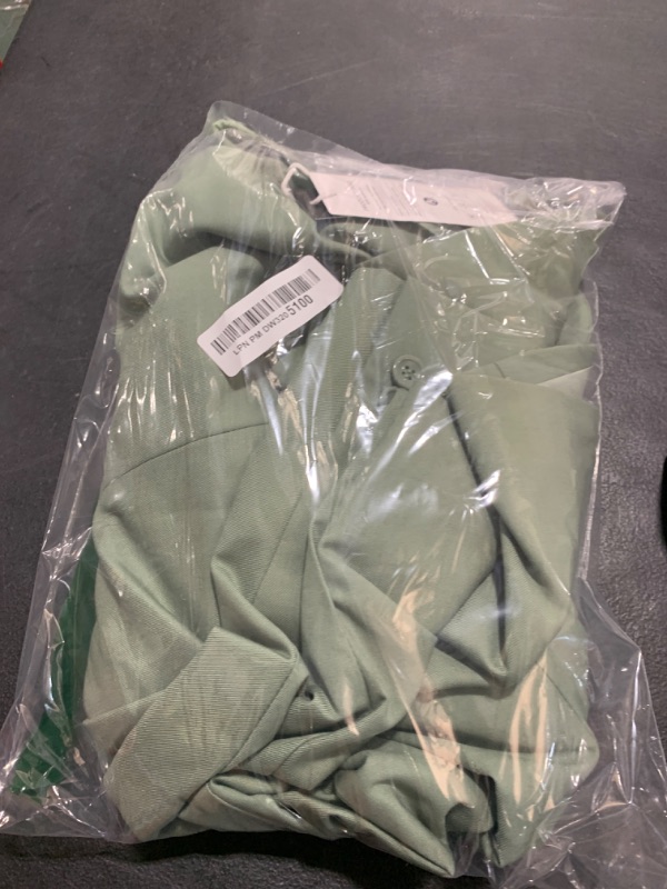 Photo 1 of HUUTOE Sage Green Men Suit Mens Suits Classic Fit 2 Piece Stretch Sage Green Suits for Men Wedding for Groommen Full 2025 Prom Suit Jacket and Pants Set for Man XL