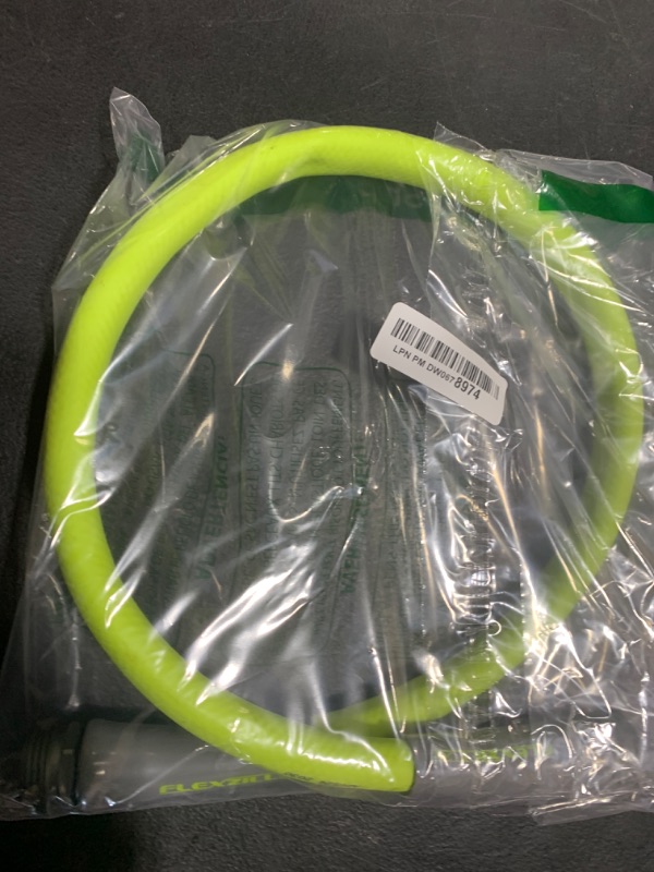 Photo 1 of Flexzilla Garden Lead-In Hose 5/8 in. x 3 ft., Heavy Duty, Lightweight, Durable, ZillaGreen - HFZG503YW-E