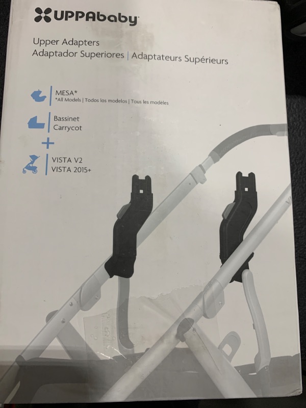Photo 1 of UPPAbaby Upper Adapter for Vista, Vista V2, and Vista V3 Strollers/ Compatible with Bassinet, Toddler Seat, Aria, Mesa V2, or Mesa Max Infant Car Seats / Quick + Secure Attachment / 1 Set
