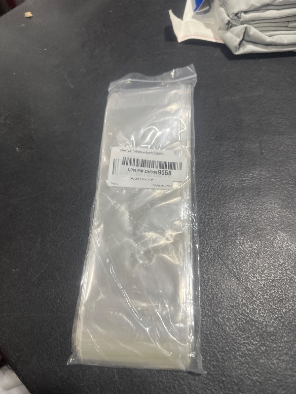 Photo 1 of KoberrLi 3 x 8 inchs Clear Resealable Cello Cellophane Bags 100 Pcs Long Clear Cookie Bags Self Adhesive for Candy Cookies Cards Dipping Bags