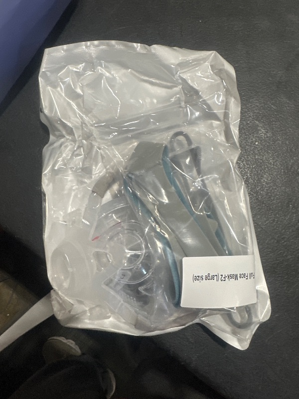 Photo 1 of TMS Comfort Series Nasal CPAP Mask Full Face - Reusable CPAP Supplies - Covers Nose and Mouth - Includes Headgear, Frame, Elbows and Full Face Mask Cushion