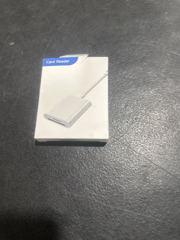 Photo 1 of SD Card Reader for iPhone iPad Camera,Dual Card Slot Memory Card Reader Supports SD and TF Card Trail Camera Viewer Sd Card Adapter Portable Micro Sd Card Reader No Application Required Plug and Play