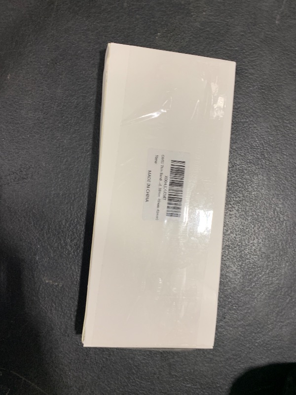 Photo 1 of OMIU Thin Band Compatible with Apple Watch 40mm 38mm 41mm 42mm 44mm 45mm 49mm, Premium Stainless Steel Metal Replacement Adjustable Wristband Strap for iWatch Ultra SE Series 9/8/7/6/5/4/3/2/1 Women Men (Silver/Gold, 38mm 40mm 41mm)