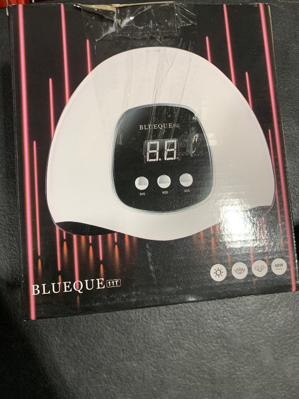 Photo 1 of BIGBEAR UV Light for Nails, 48W UV LED Nail Lamp for Gel Polish, Fast Nail Dryer with Automatic Sensor, 3 Timer Setting, Small and Portable, LED Nail Light for Fingernail and Toenail Nail