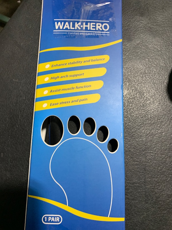 Photo 1 of Inserts Relieve Plantar Fasciitis - Flat Feet Insoles Arch Supports, Orthotic Insoles for Foot Pain Arch Pain Reduce Muscle Fatigue Absorb Shock (Mens 6-6 1/2 | Womens 8-8 1/2)