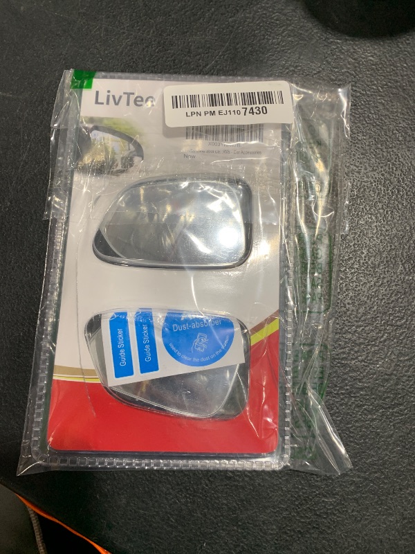 Photo 1 of LivTee Blind Spot Car Mirror, HD Glass Frameless Convex Side Mirror Blindspot, Wide Angle Rear View Mirrors for SUVs, Trucks and RVs - Car Accessories