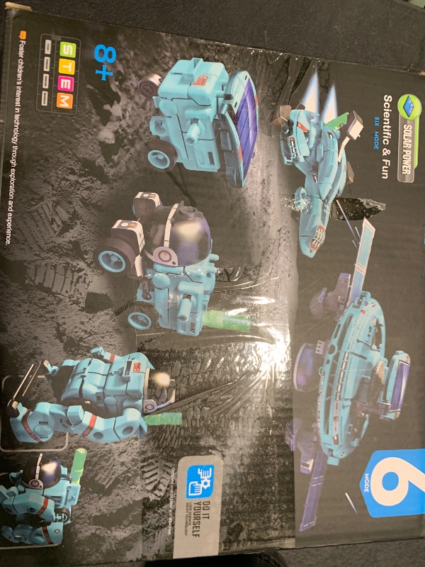 Photo 1 of STEM 6-in-1 Education Solar Power Robots Toys for Boys Age 8-12, Cool Ideal Gifts for Boys, Building Toys Science Kits Robotics Set STEM Project Gifts for 8 9 10 11 12 Years Old Boy Girls Teens