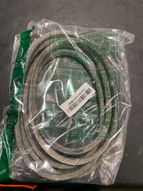 Photo 1 of Lawn Mower Deck Belt 5/8" X 154 1/2" for Exmark 116-3455 Pioneer with 48" Deck and Quest with 52" Deck, for Toro 131-1121, 74504, 74504TE, 74518, 74542TE
