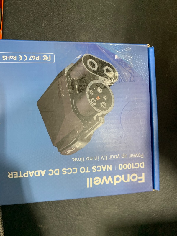 Photo 1 of Fondwell NACS to CCS Charger Adapter: Compatible with Tesla Superchargers to CCS1 EV Charge Ports - Fast Charging with DC 1000V 500A 250kW