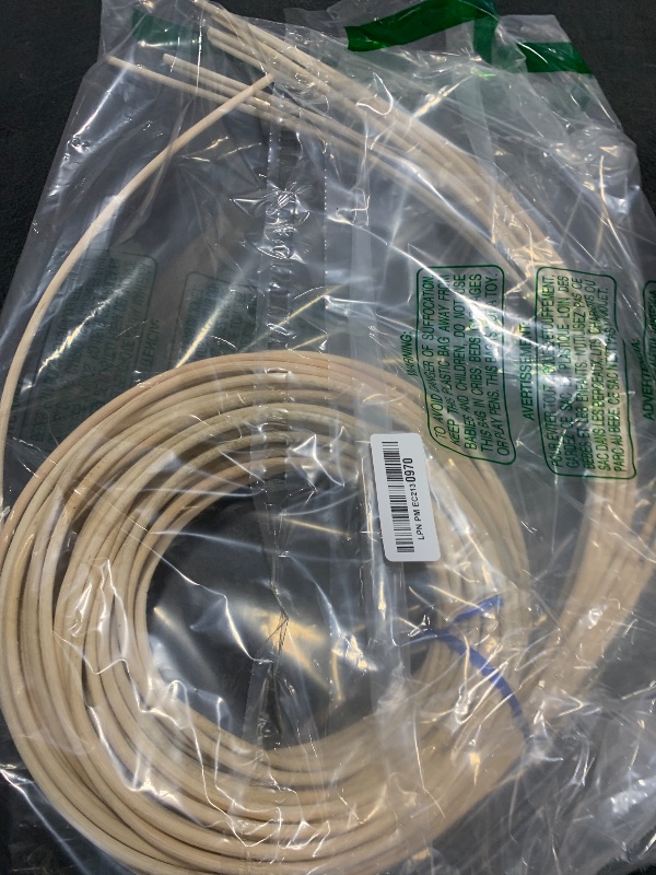 Photo 1 of KEILEOHO #8 Reed Spline 65 Feet x 3/16 Inches Cane Webbing for Weaving, Cane Webbing for Chair Repair, Strong Permeable Cane Webbing Roll for Winding, Modeling, Decoration, Weaving, Aromatherapy