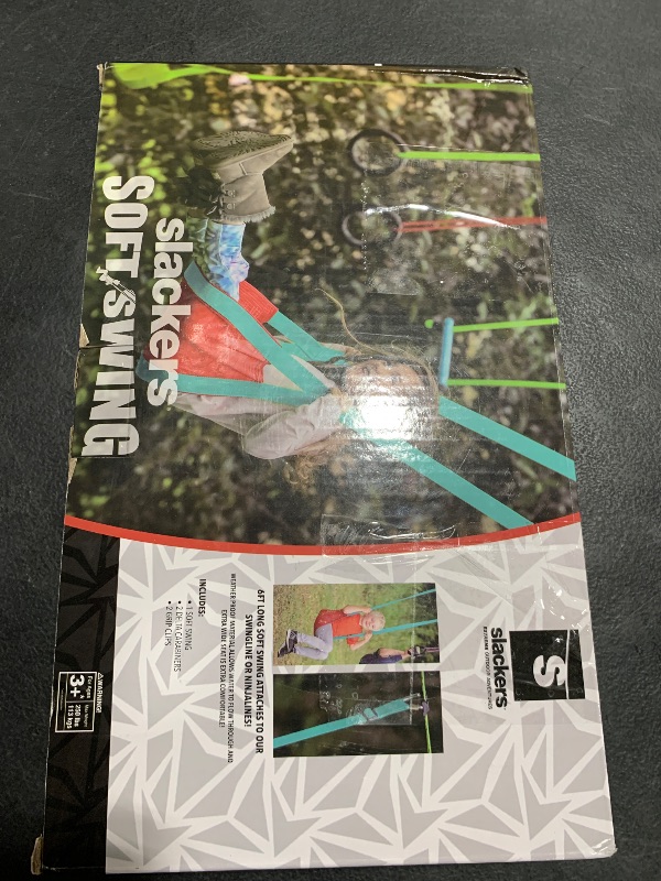 Photo 1 of slackers Classic Mesh Swing Seat - Easily Attach to a Swing Set, slackers Swing Line, or Our Signature Build-a-Branch - Recommended for Ages 3+
