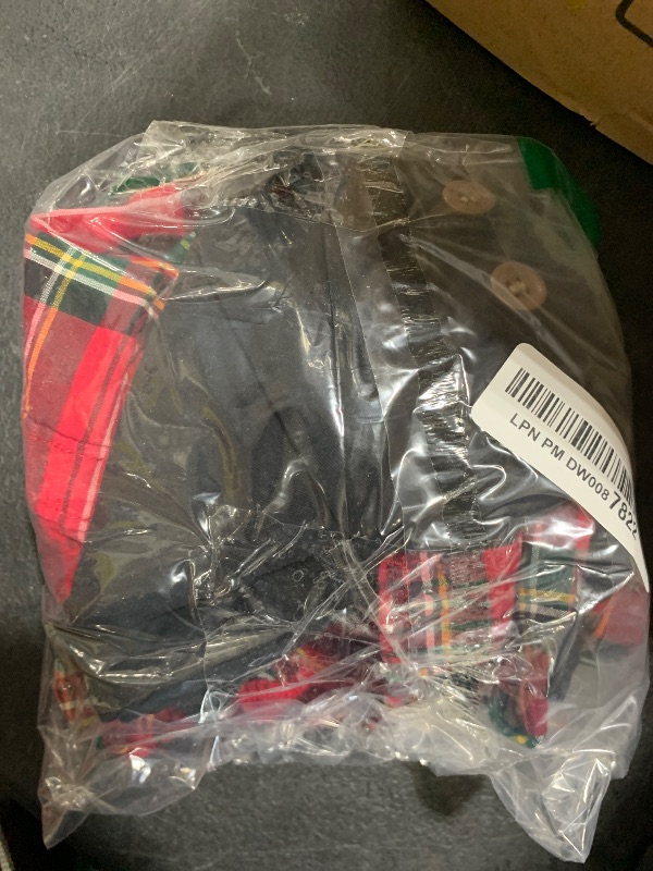 Photo 1 of The Children's Place,Baby Boys,and Newborn Button Down Shirt and Pants, 2 Piece Outfit,Red Tartan,0 Months, SIZE 3 Months