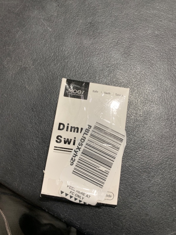Photo 1 of MOES Dimmer Light Switch, 3 Way & Single Pole Dimmable for LED, CFL, Incandescent, Halogen, 600Watt Max, ON/Off With Dimming Slide for Bedroom Hallway, No Neutral Wire Required