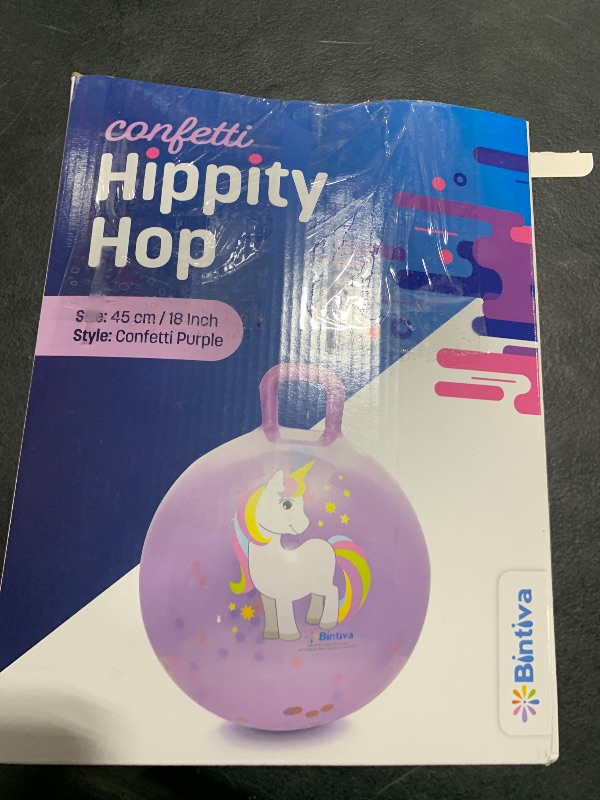 Photo 1 of Hopper Ball Hippity Hop 45 Cm / 18 Inch Diameter - Unicorn Toys for Girls Age 4-6 - Unicorn Gifts for Girls 3-6