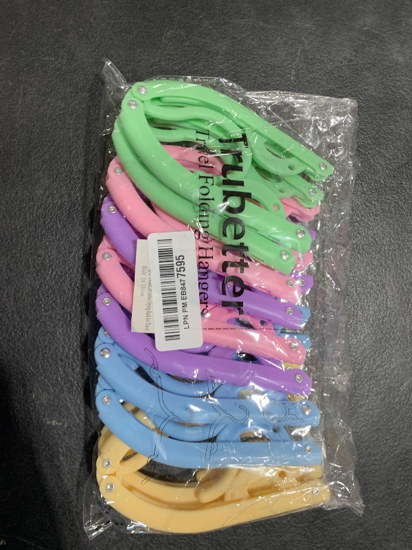 Photo 1 of 10 Pcs Travel Hangers Cruise Ship Essentials Accessories Portable Folding Clothes Hanger Foldable Drying Rack
