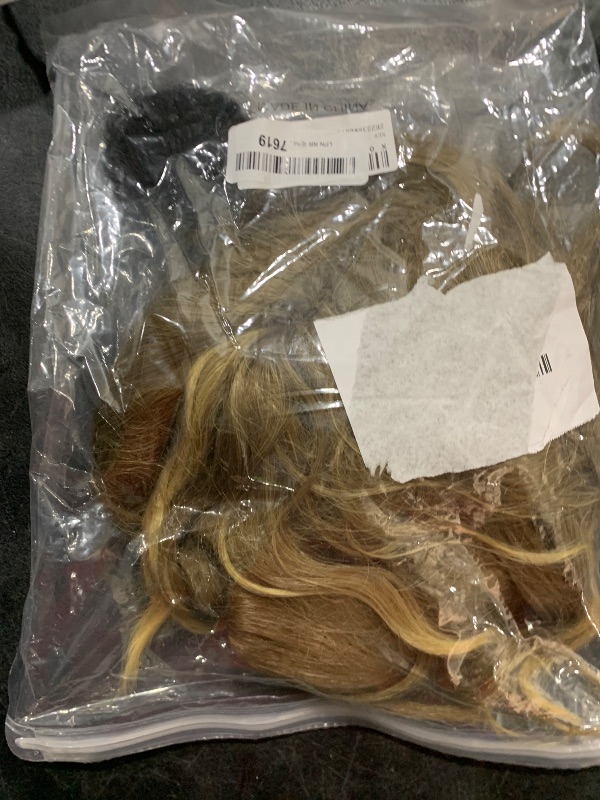 Photo 1 of BERON Long Curly Blonde Brown Mens Wigs With Mustache Halloween Cosplay Costume Party Wig False Beard