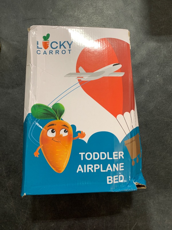 Photo 1 of Toddler Airplane Bed - Inflatable Airplane Bed for Toddlers, Kids Plane Bed, Baby Seat Extender for Kids - Blow Up Toddler Air Mattress for Child Flight Sleep with Safety Belt and Pump
