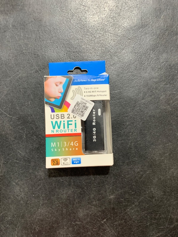 Photo 1 of Wireless Router,Network Router Mini Portable 3G/4G WirelessN USB WiFi Hotspot Router AP 150Mbps WLAN LAN RJ45
