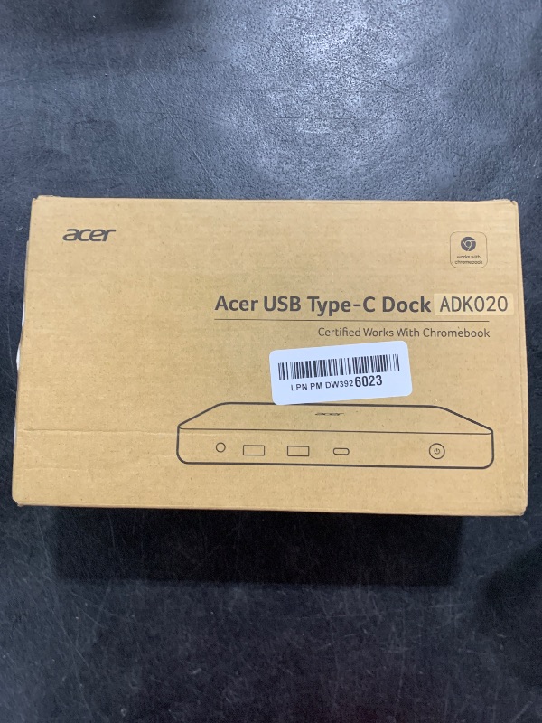 Photo 1 of Acer Docking Station,14-in-1 Triple Display USB C Docking Station, 3 Monitors with 4K HDMI 2.0, DisplayPort 1.4, 10 Gbps USB-C and 5 Gbps USB-A Data, 1 Gbps Ethernet, Audio, 60W Charging for Laptop