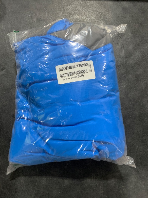 Photo 1 of Vinmin Valentina Winter Latest Boys Thicken Fleece Hooded Jacket Warm Quilted Coat Outdoor Blue 8 Height 48 inch 51 inch