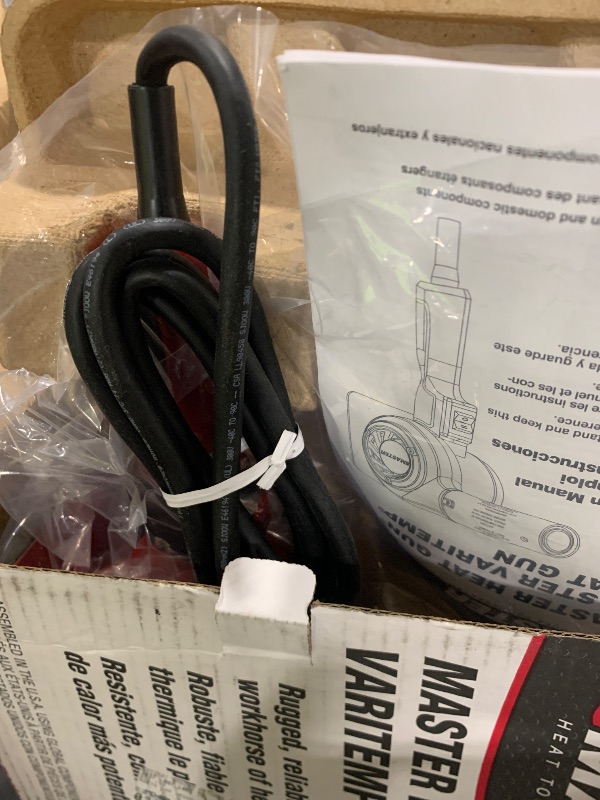 Photo 1 of Master Appliance HG-501D Industrial Heat Gun, Quick Change Plug-In Heating Element, 1200F, 120V, 1740W, 14.5 Amps, Assembled In USA