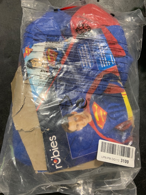 Photo 1 of Rubie's Costume Co Adult Deluxe Muscle Chest Superman Costume, As Shown, Medium