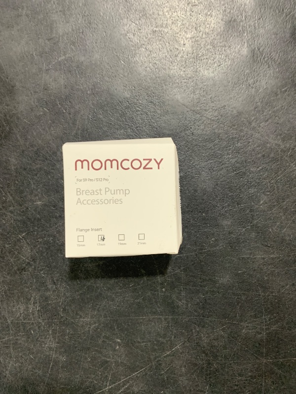 Photo 1 of Momcozy Flange Insert 17mm Compatible with 24mm Flange/Shield of Most Pumps, Insert for Breast Pump Replacement Accessories, 4PCS 17mm