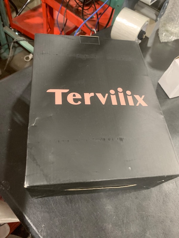Photo 1 of Terviiix 4-in-1 Hot Air Rotating Blow Dryer Brush Kit – 1000W with Rotatable Round Brushes (2 Sizes), Oval Volumizer, and Diffuser – Ideal for Curly Hair, with Arthritis-Friendly Big Buttons, Black