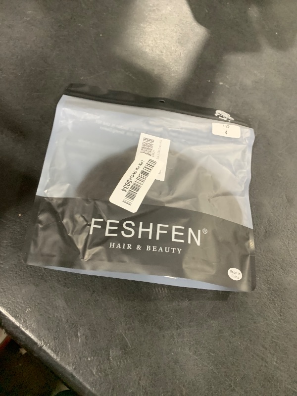 Photo 1 of FESHFEN Messy Bun Hair Piece - Elastic Wavy Curly Hair Bun Scrunchies Extensions Synthetic Chignon Hairpieces for Women Girls, Black Brown 1 PCS