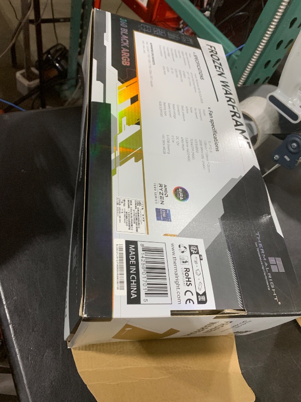 Photo 1 of Thermalright FW360 Black ARGB CPU AIO Cooler,PC 360 Specification Water Cooler System,IPS LCD Screen with 320x240 Resolution,for AM5&Intel LGA1700/1851,CPU Cooler Comes with 2.4-inch LCD Display