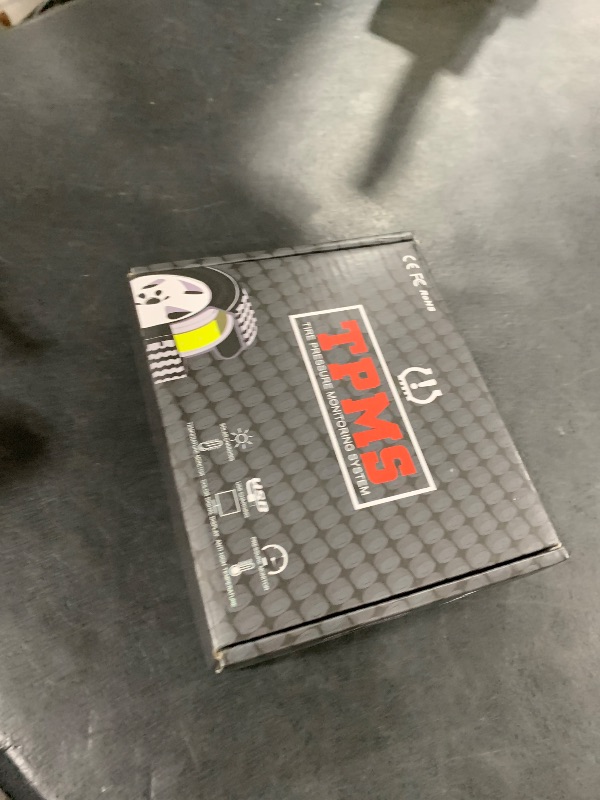 Photo 1 of LEEPEE Motorcycle Tire Pressure Monitoring Alarm System, LCD Display, Motor Tyre Temperature with 2 External Sensors