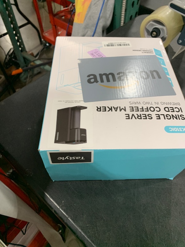 Photo 1 of Tastyle Mini Hot and Iced Coffee Maker Single Serve, for K Cup and Ground, 6 to 14 Oz Brew Sizes, with Recipe Book, for Home, Travel, RV, Office and Dorm, Classic Black (2.0 Version)