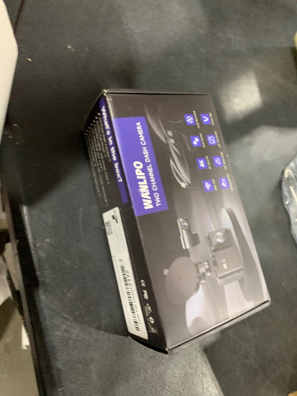 Photo 1 of Dash Cam Front and Rear: 4K Dual Channel Dash Cam - 5GHz WiFi, Dash Camera for Cars with 64GB Card, 2.0" IPS Screen, App Control, G-Sensor, Loop Recording, 170° Wide Angle, Night Vision, Parking Mode