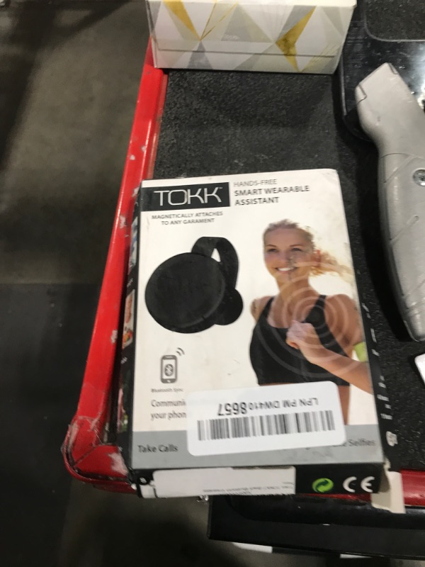 Photo 1 of Tokk TOKK7 Black Bluetooth Wearable Hands-Free Smart Assistant 3.0 Speaker (Black)