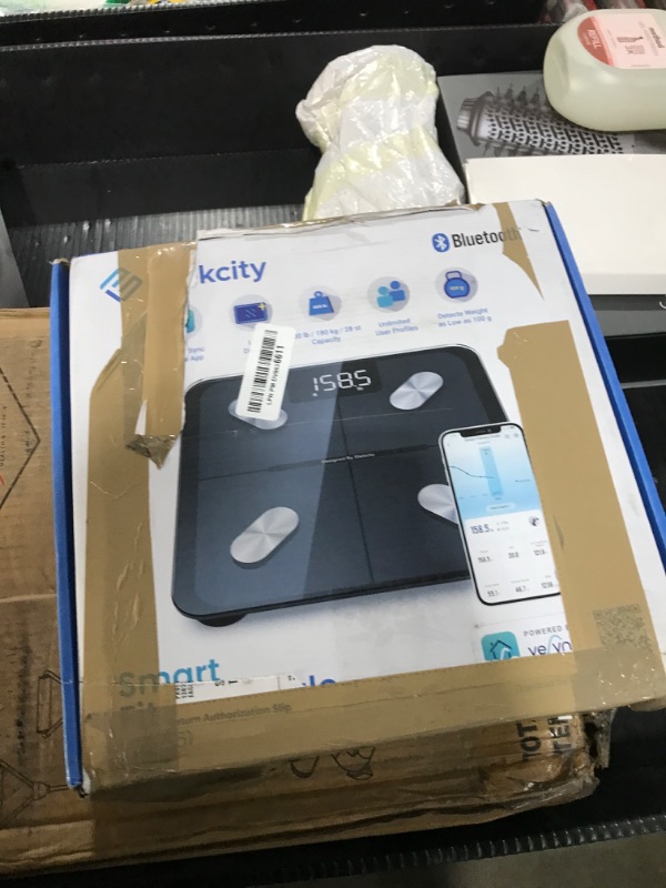 Photo 1 of Etekcity Smart Scale for Body Weight FSA HSA Store Eligible, Bathroom Digital Weighing Scale with BMI, Body Fat, Muscle Mass, Accurate Bluetooth Home User Health Equipment Sync Apps