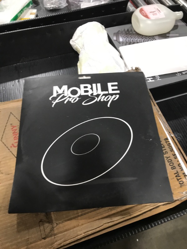 Photo 1 of Mobile Pro Shop Acrylic Turntable Mat - Acrylic Slipmat for Vinyl LP Record Players - Improves Sound Quality & Provides Tighter Bass - Anti Static Platter mat (Black)