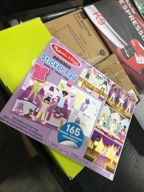 Photo 1 of Melissa & Doug Reusable Sticker Pad: Dress-Up - 165+ Stickers Removable Stickers, Kids Fashion Activities, Restickable Book For Ages 3+