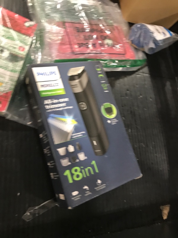 Photo 1 of Philips Norelco Multigroom Series 5000 18 Piece, Beard Face, Hair, Body and Intimate Hair Trimmer for Men - NO BLADE OIL MG5910/49