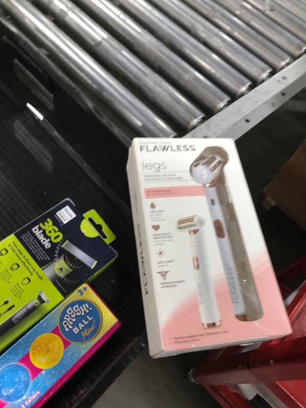 Photo 1 of Finishing Touch Flawless Legs, Electric Razor for Women, Pivoting Head Leg Hair Remover with LED Light for Instant and Painless Leg Hair Removal