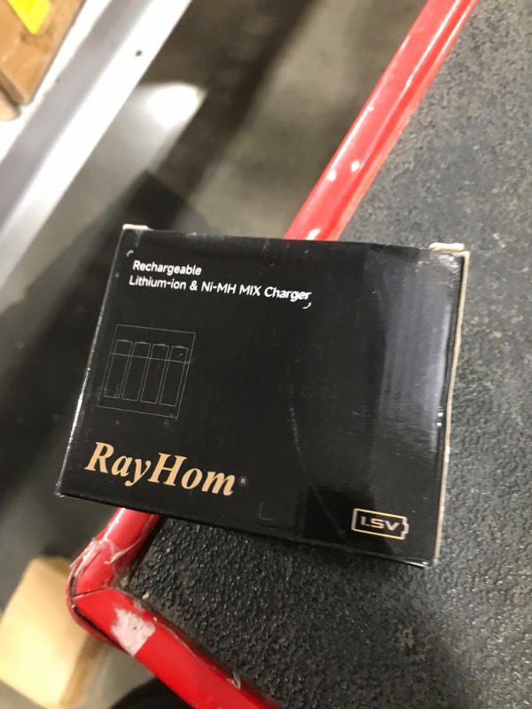 Photo 1 of 8-Slot AA Battery Charger - Type-C Fast Charger for Rechargeable AA Lithium & NiMH Lithium Batteries, Smart LED Display, Portable Magnetic Case, Multi Protection (Not for AAA Batteries)