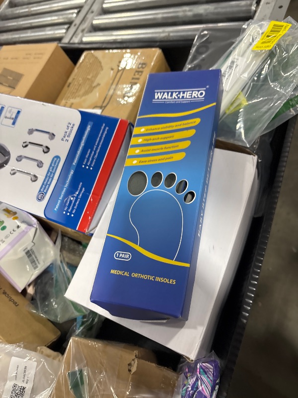 Photo 1 of Plantar Fasciitis Feet Insoles Arch Supports Orthotics Inserts Relieve Flat Feet, High Arch (Mens 9-9 1/2 | Womens 11-11 1/2)