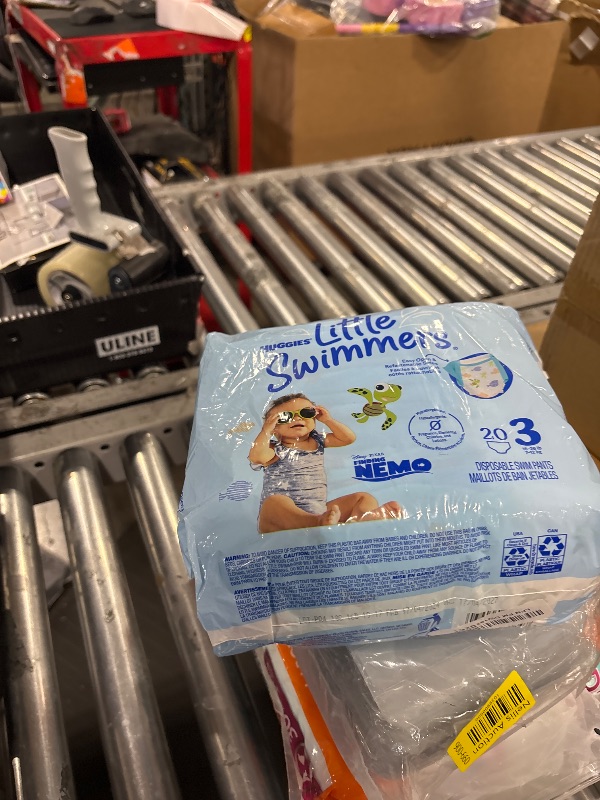 Photo 1 of Huggies Little Swimmers Disposable Swim Diapers, Size 3 (16-26 lbs), 20 Ct