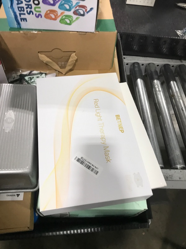 Photo 1 of Red Light Therapy for Face Mask 7 Colors LED Light Therapy with Remote, 850NM Near-Infrared Red Light Therapy Mask with Portable Rechargeable and Timing Function