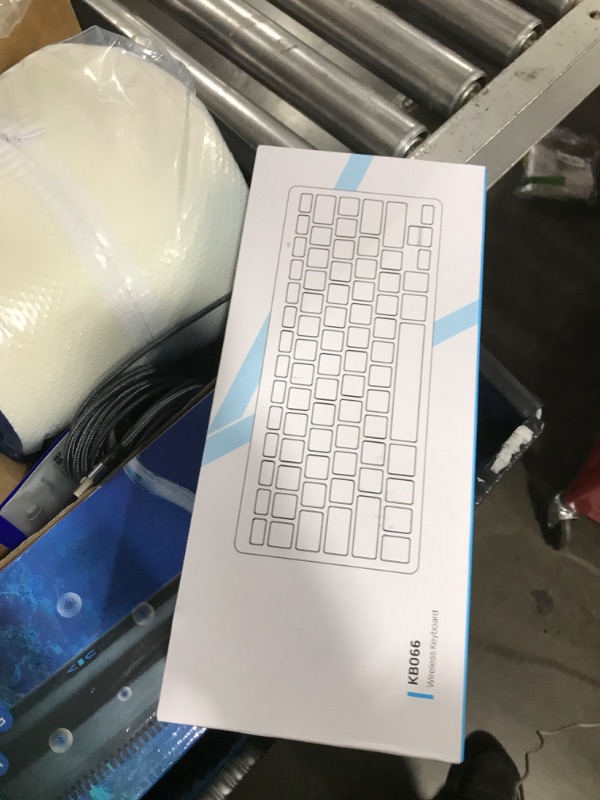 Photo 1 of OMOTON Bluetooth Keyboard Compatible with Mac, Compact Wireless Keyboard Compatible with MacBook Pro/Air, iMac, Mac Mini/Pro Laptop and PC, Grey
