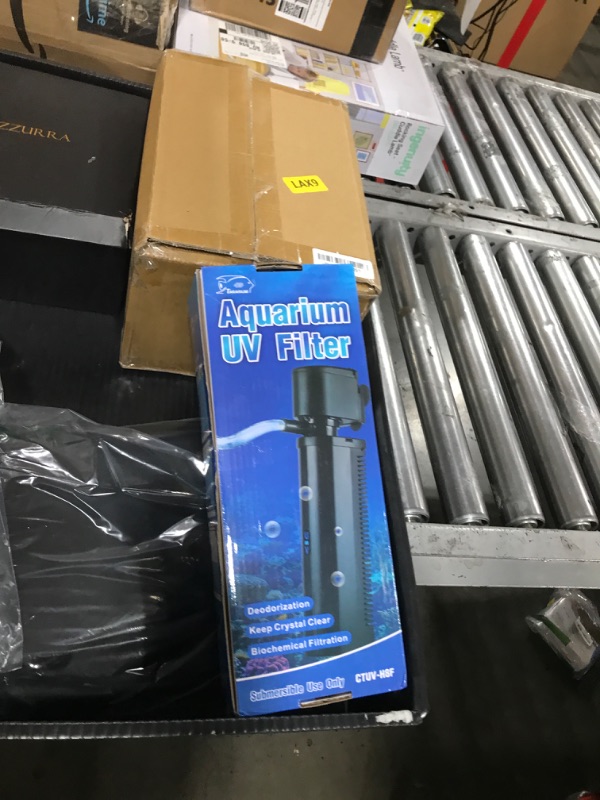Photo 1 of Aquarium Filter U-Very Suitable for 40-150 Gallon Tank, 400GPH Fish Tank Filters for Green Control, Powerful Internal Submersible Pump for Turtle Tank, Small Pond, Cold Plunge Air/Oxygen Enhancement